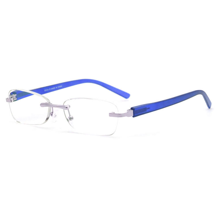 Dachuan Optical DRM368008 China Supplier Rimless Metal Reading Glasses With Plastic Legs (13)